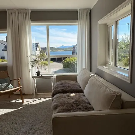 Modern On Near Tromso With Northern Lights And Nature * Kvaloya